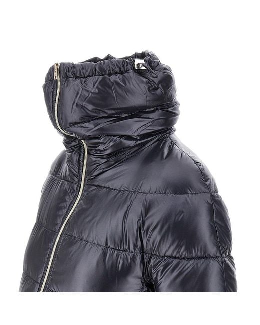 Herno Gray Ultralight Nylon 'Cleofe' Down Hacket