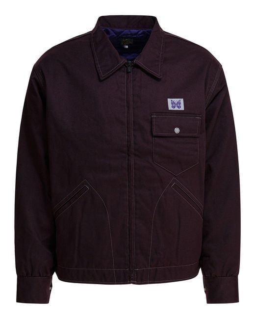 Needles Blue "Pe/C Twill" Lightweight Jacket