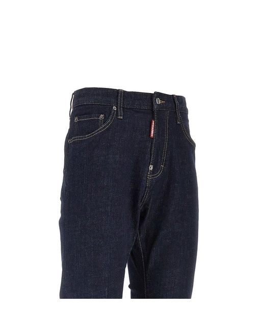 DSquared² Blue Dark-Wash '642' Jeans for men
