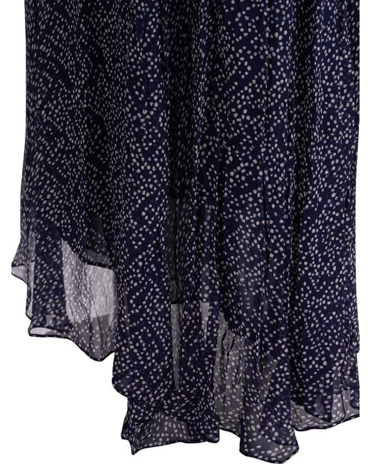 Isabel Marant Blue "Lycia" Midi Skirt