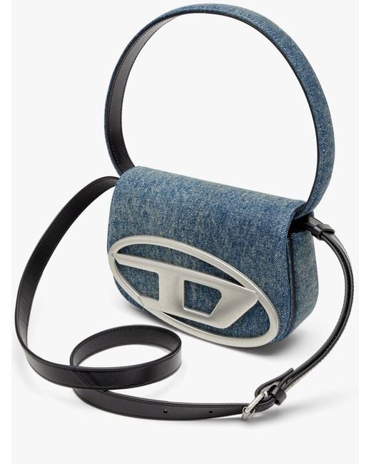 DIESEL Blue 1Dr Denim Shoulder Bag