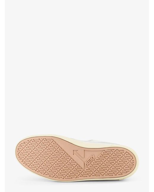 Autry White Sneakers Pelle/Gomma