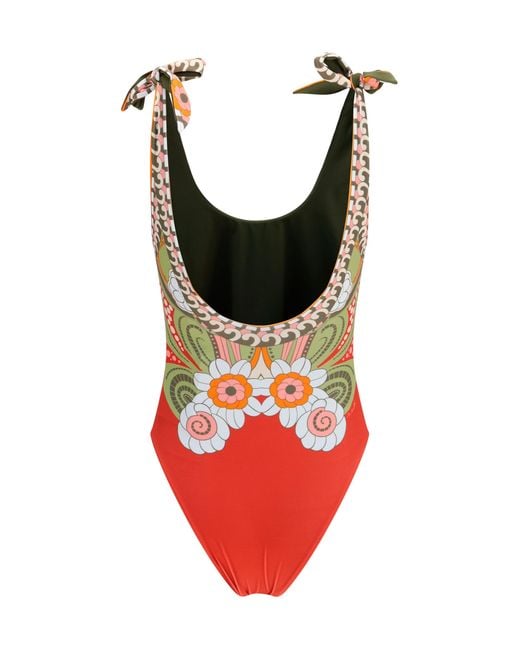 LaDoubleJ Red Pammy One-Piece Swimsuit Ambrosia