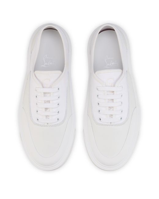 Christian Louboutin White Tactical Skate Sneakers for men