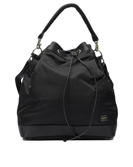 Men's Black Porter-Yoshida & Co String Crossbody Bag