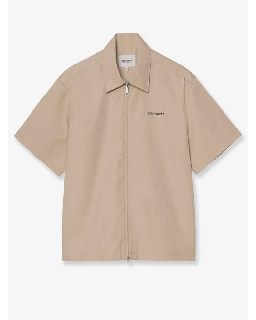 Men's Natural Postal Zip Shirt