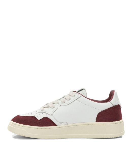 Autry White Medalist Low Sneakers