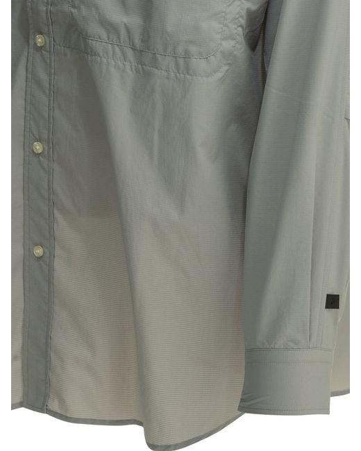 DAIWA PIER 39 Gray "Tech Travel Shirt" Casual Shirt