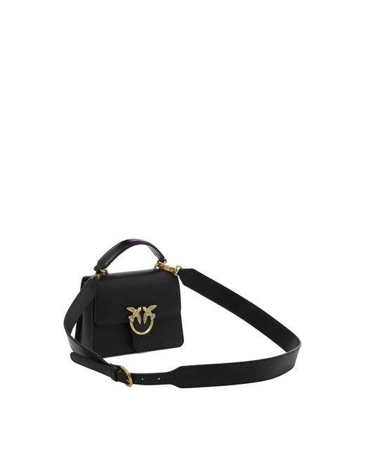 Pinko Black Love One Hand Bags