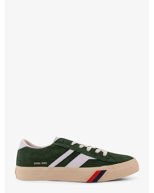 Pro Keds Green Royal Classic Suede Sneakers for men