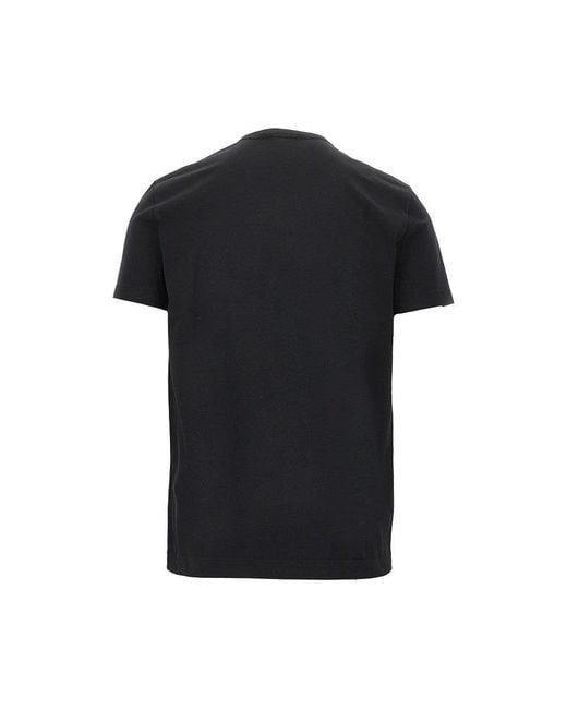 Dolce & Gabbana Black Logo Plate T-Shirt for men