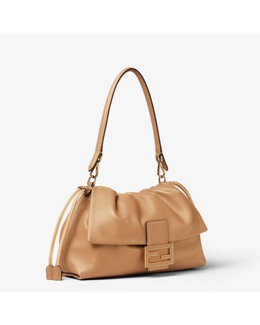 Fendi Natural "Mamma Baguette" Shoulder Bag