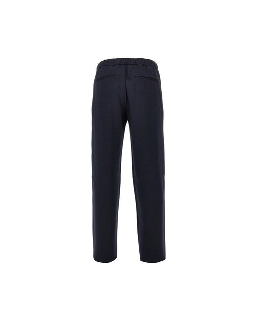 Emporio Armani Blue Jersey Pants for men