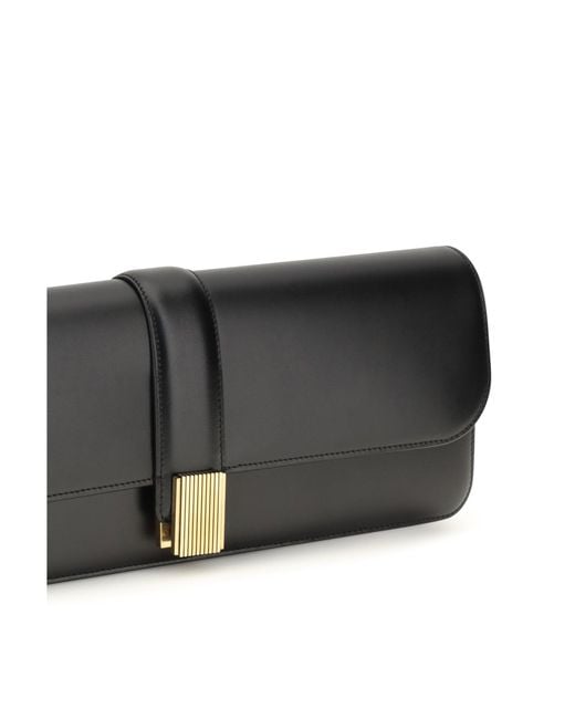 Khaite White Clutch Blake Box Calf Leather