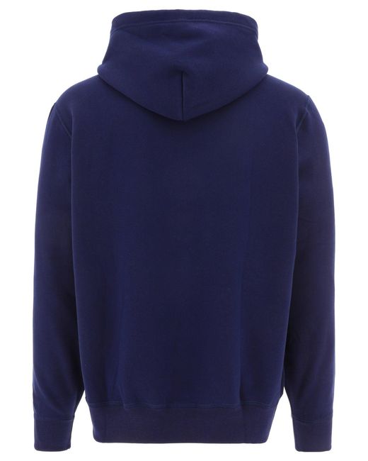 Polo Ralph Lauren Blue Sweatshirt With Logo for men
