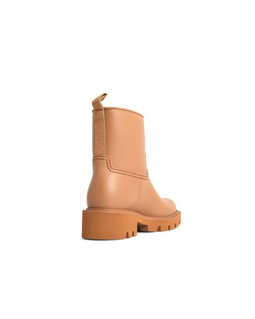 Moncler White 'Kickstream' Light Pvc Rain Boots