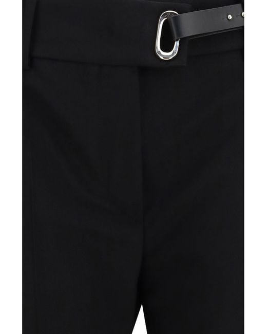 Max Mara Black Rum Cigarette Pants