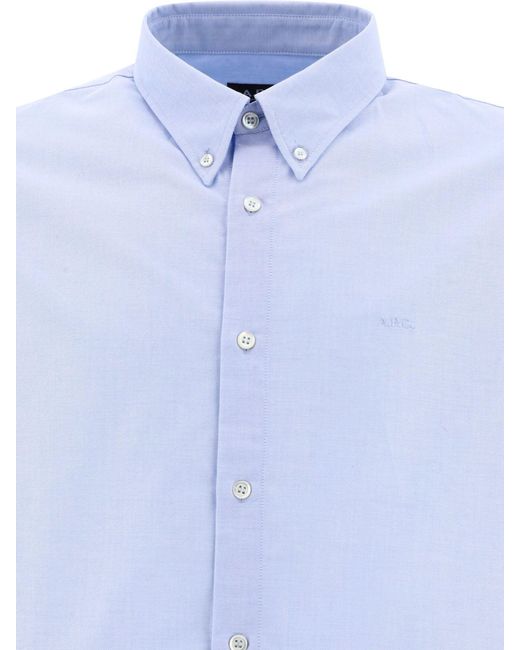 A.P.C. Blue Greg Shirt