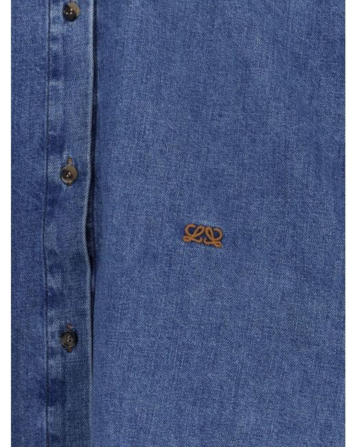 Loewe Blue Denim Shirt