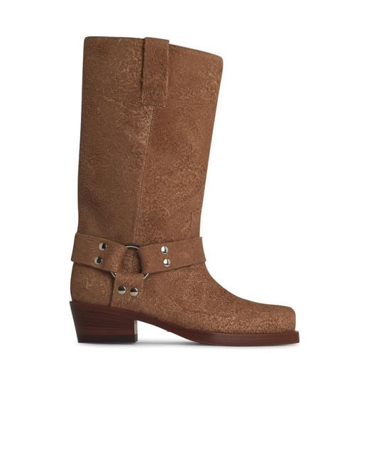 Paris Texas Brown 'Roxy' Suede Boots