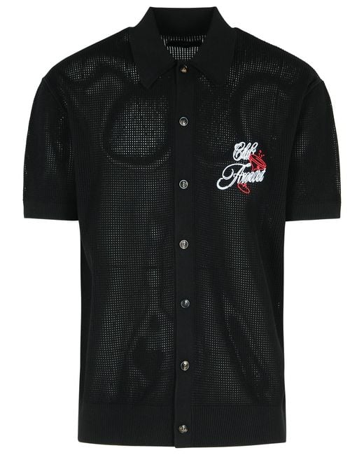 Amiri Black Viscose Blend Sweater for men