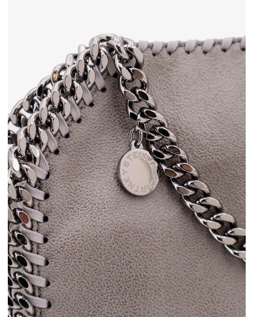 Stella McCartney Gray Falabella Eco Shaggy Dear Crossbody Bag
