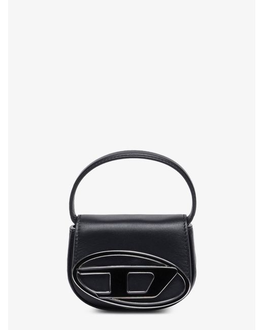 DIESEL Black 1Dr Xs Leather Crossbody Bag