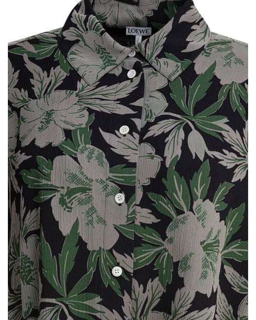 Loewe Gray Silk Shirt