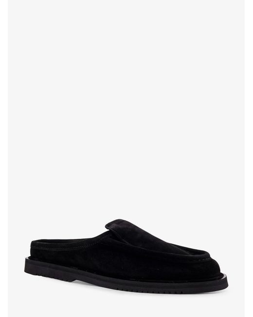 Reference Black The Canoa Resort Suede Sabot for men
