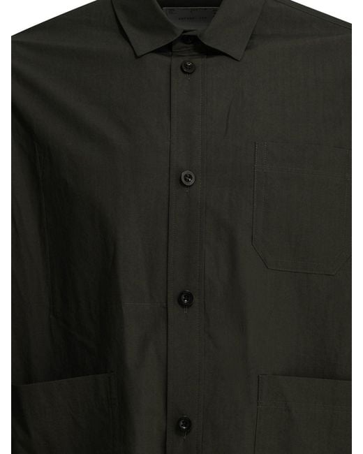 Sacai Black Typewriter Casual Shirt for men