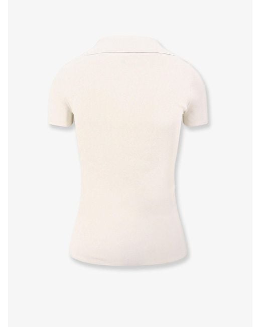 Balenciaga Natural Viscose Blend Sweater