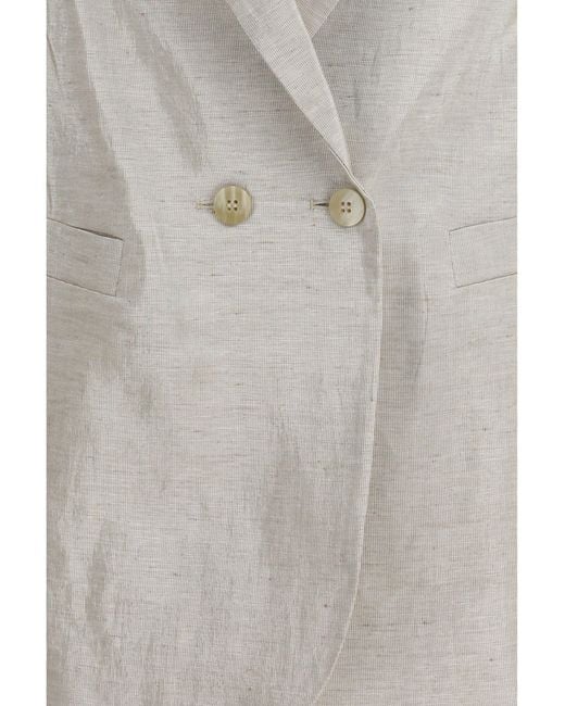 Forte_forte Gray Forte_Forte Double-Breasted Jacket
