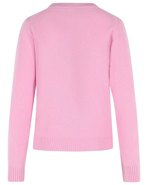 Ganni Pink Wool Blend Sweater