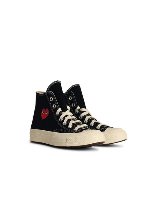 COMME DES GARÇONS PLAY White Heart' Canvas Sneakers for men