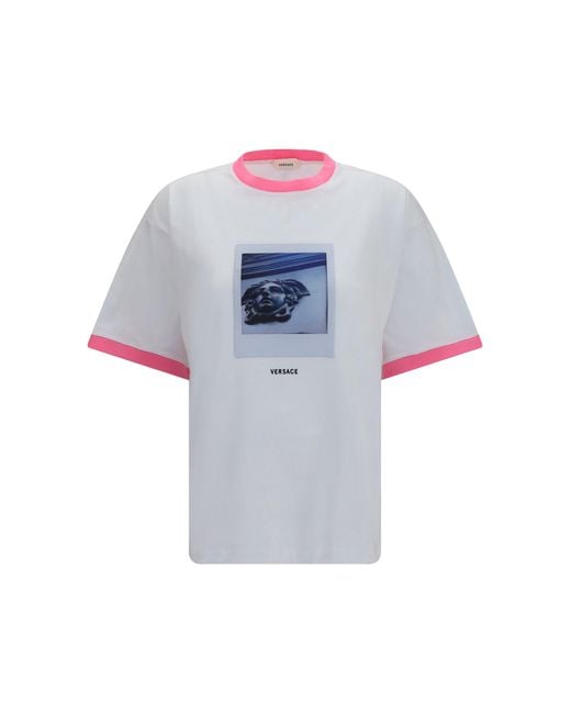 Versace Multicolor T-Shirt Cotton Jersey