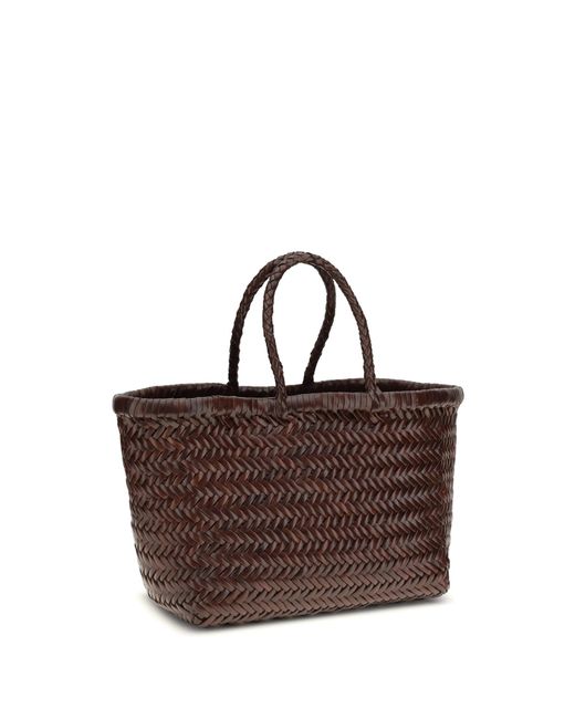 Dragon Diffusion Brown Mini Flat Gora Handbag