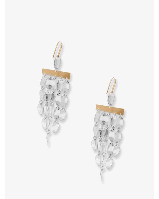 Isabel Marant White Brass Earrings