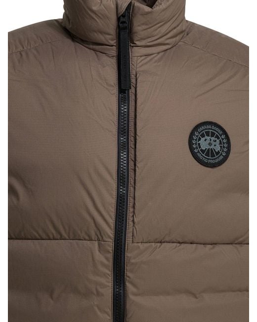 Canada Goose Brown "Lodge Label" Sleeveless Jacket
