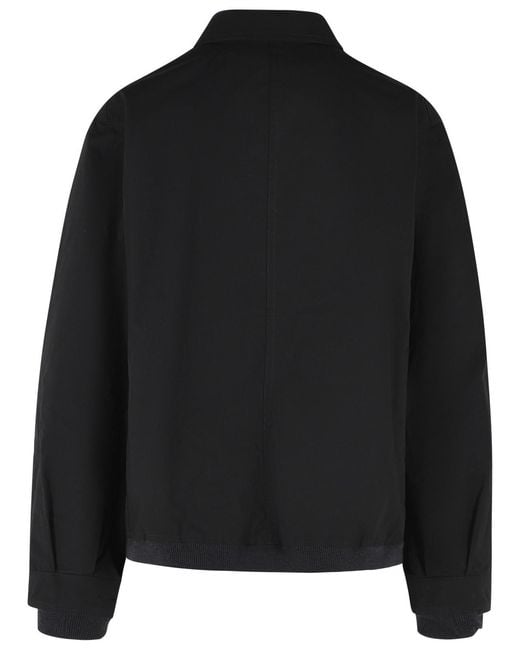 Sacai Black Reversible And Polyamide Jacket for men
