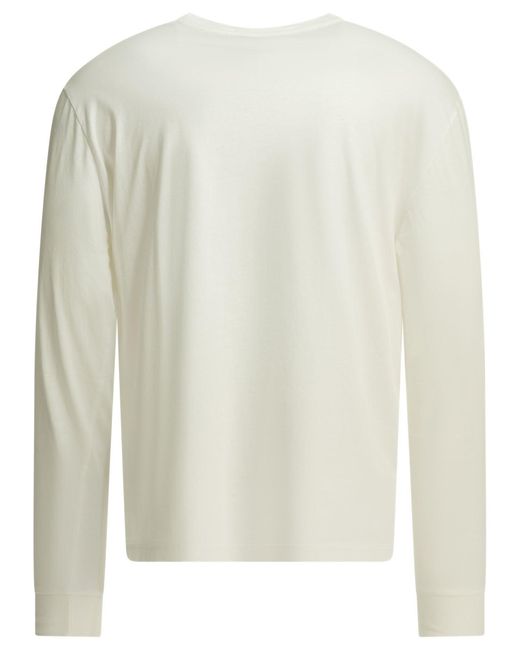 Our Legacy White "Cruise" Crewneck T-Shirt for men