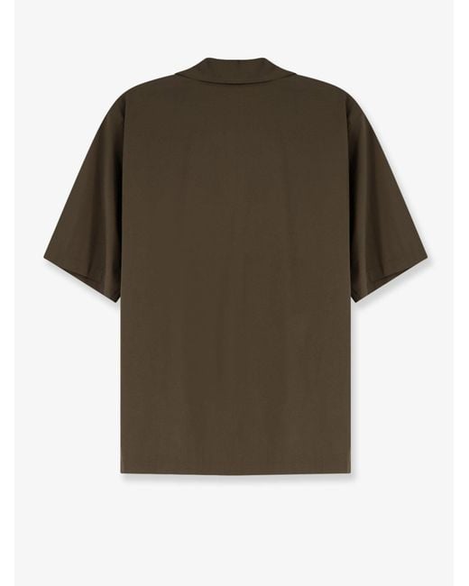 Aspesi Green Shirts Cotone Poliammide Elastan for men