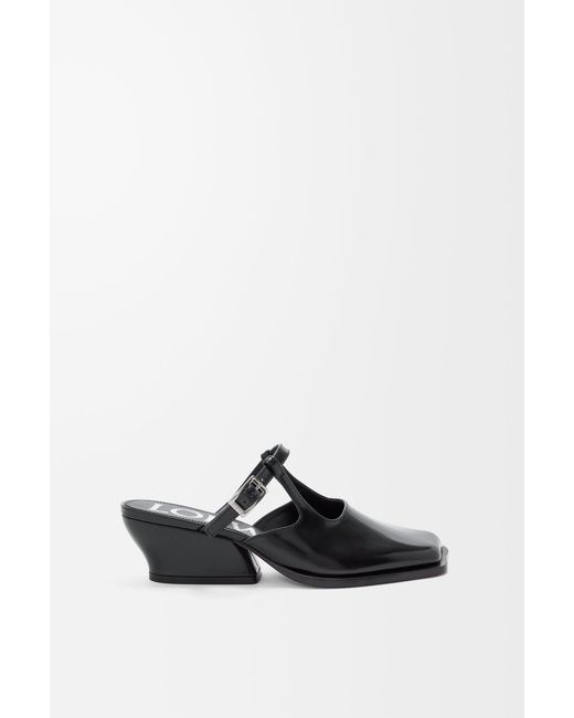 Loewe White Onda High Heels Sabot