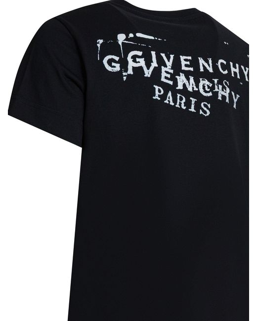 Givenchy Black "Fitted" Crew-Neck T-Shirt