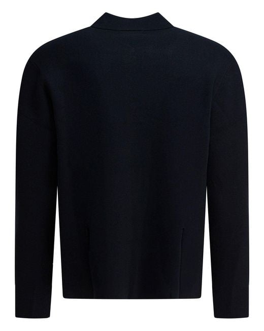 NN07 Blue "Harald" Wool Polo Sweater for men