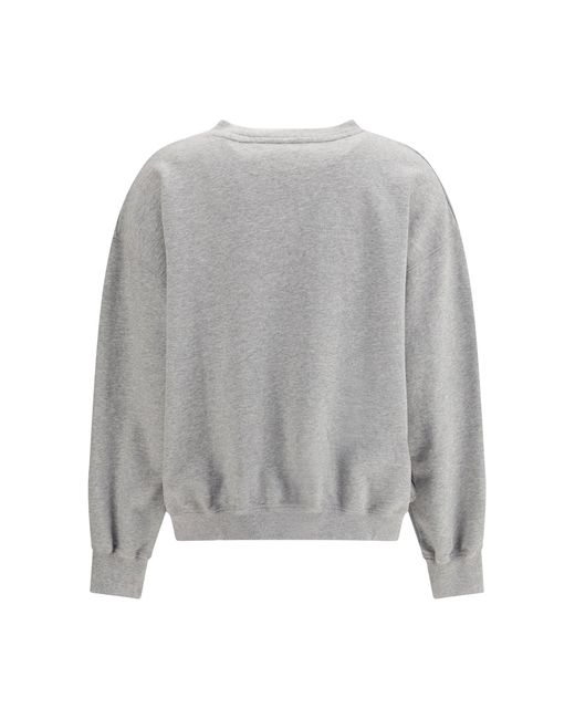 Ganni Gray Kitty Sweatshirt
