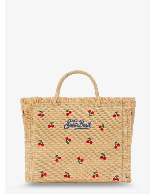 Mc2 Saint Barth Natural Colette Raffia Handbag