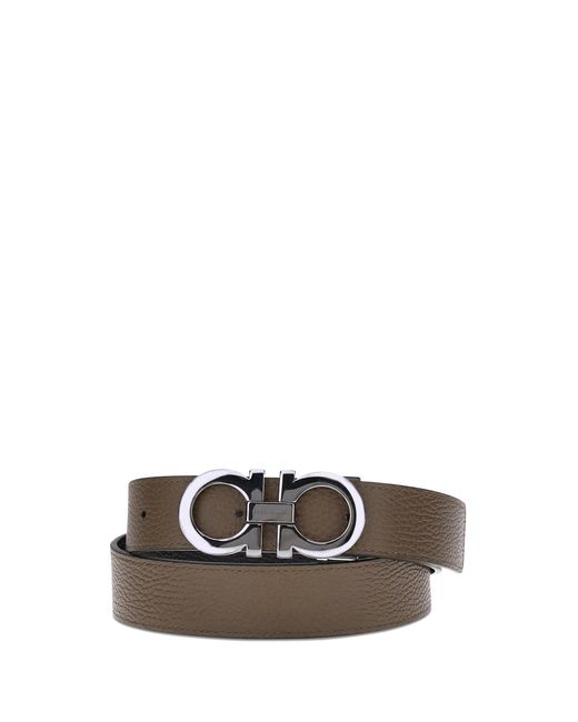 Ferragamo White Belts E Braces for men