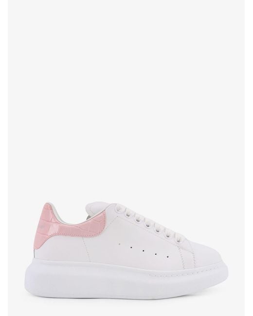 McQueen White Sneakers Pelle