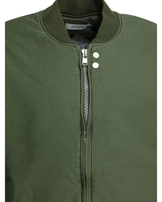 Nonnative Green "Trooper Puff" Bomber Jacket