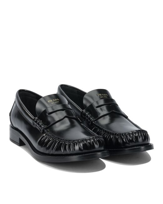 Prada Black Loafers